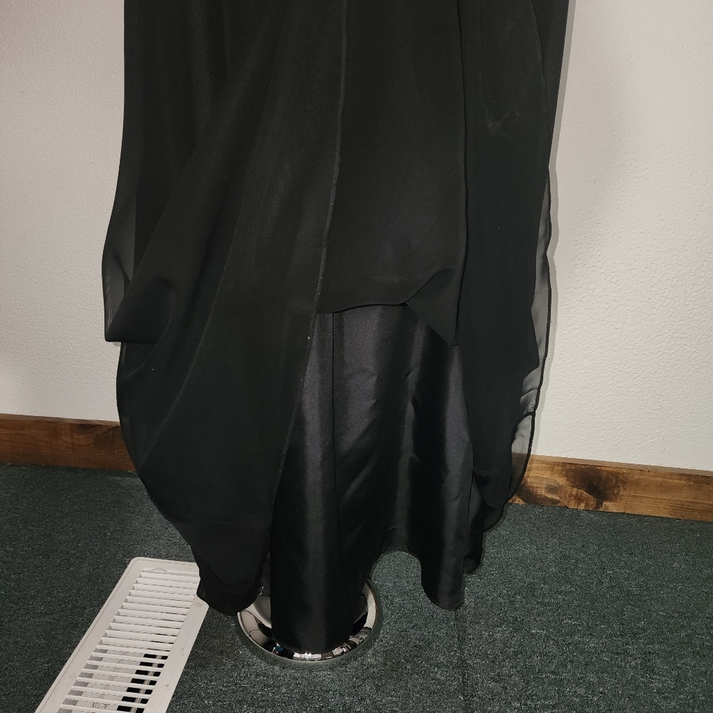 Forever Yours Gown Strapless Prom Maxi Black Size 10 - Picture 9 of 13